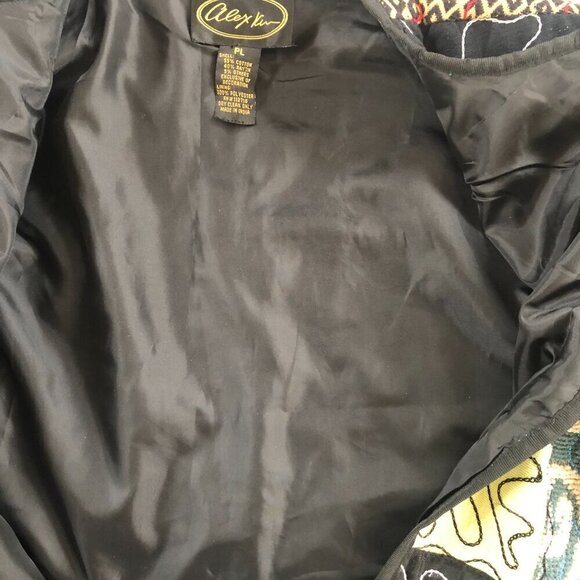 BOHO Art To Wear Size PL Patchwork Jacket Alex Kim - Picture 5 of 10